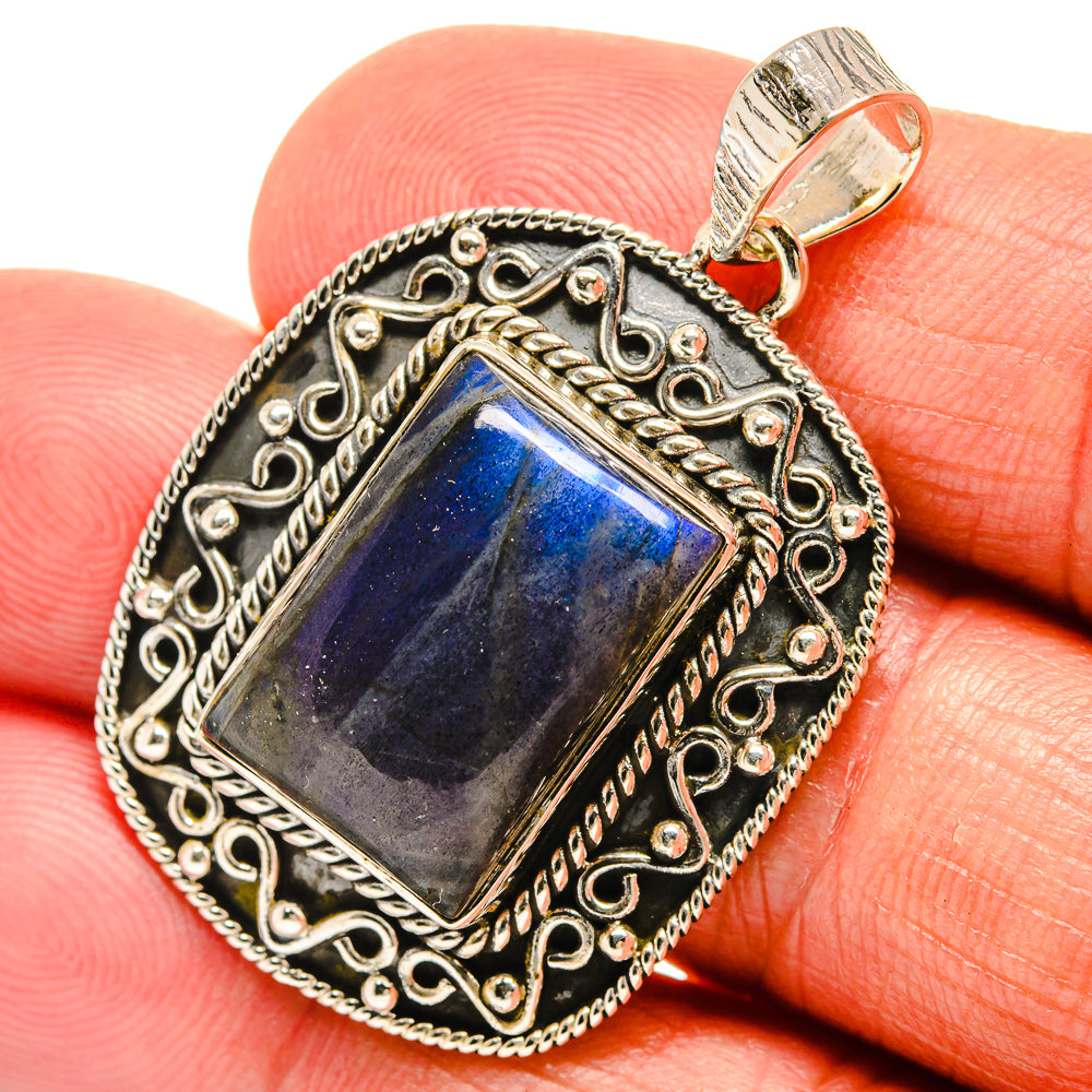 Labradorite Pendants handcrafted by Ana Silver Co - PD24028