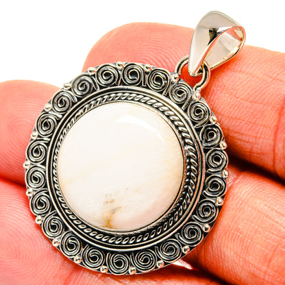 Scolecite Pendants handcrafted by Ana Silver Co - PD24034