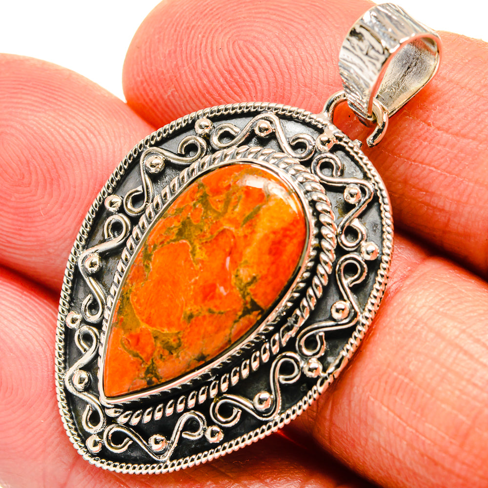Sponge Coral Pendants handcrafted by Ana Silver Co - PD24044