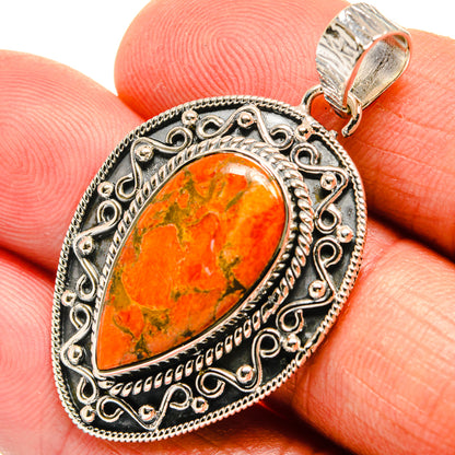 Sponge Coral Pendants handcrafted by Ana Silver Co - PD24044