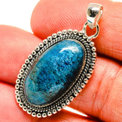 Chrysocolla Pendants handcrafted by Ana Silver Co - PD24050