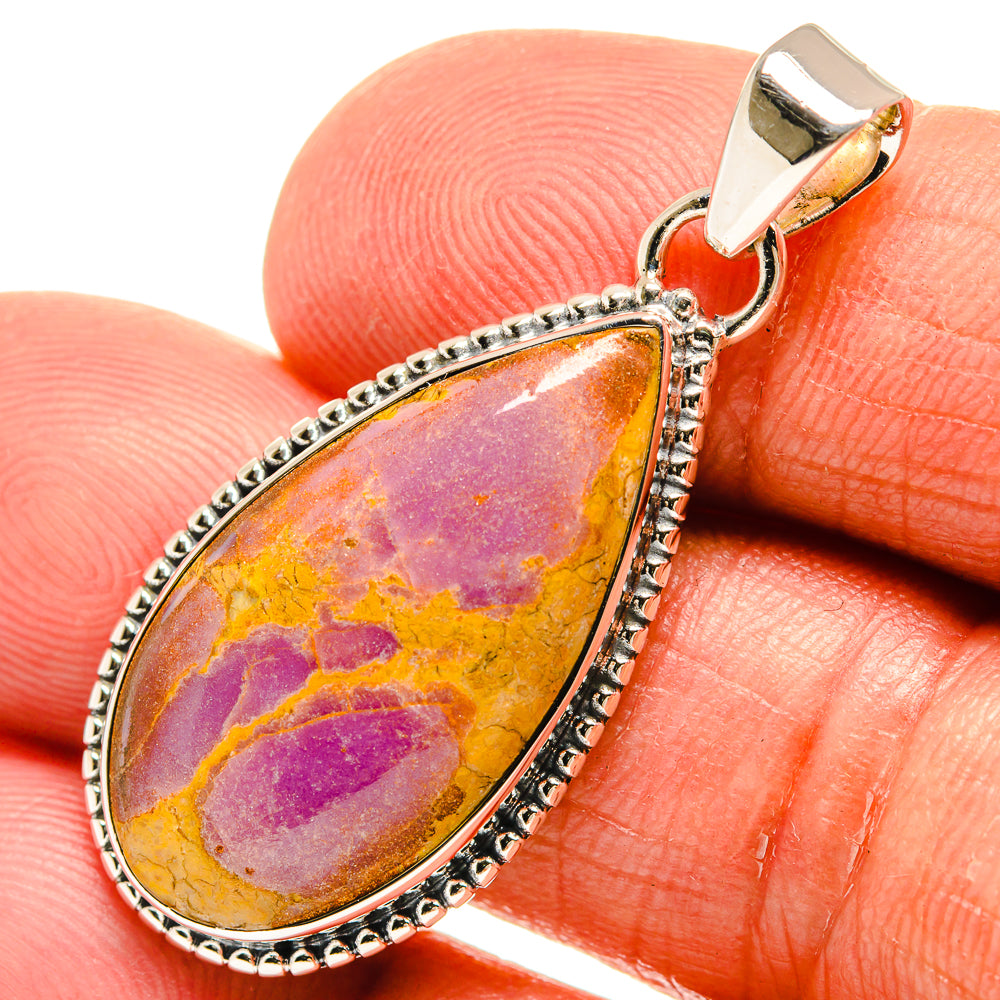 Phosphosiderite Pendants handcrafted by Ana Silver Co - PD24052
