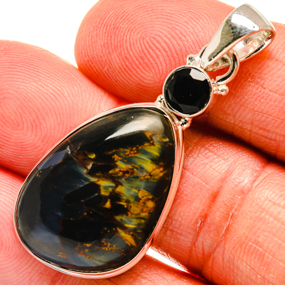 Pietersite Pendants handcrafted by Ana Silver Co - PD24055