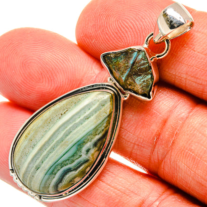 Ocean Jasper Pendants handcrafted by Ana Silver Co - PD24057