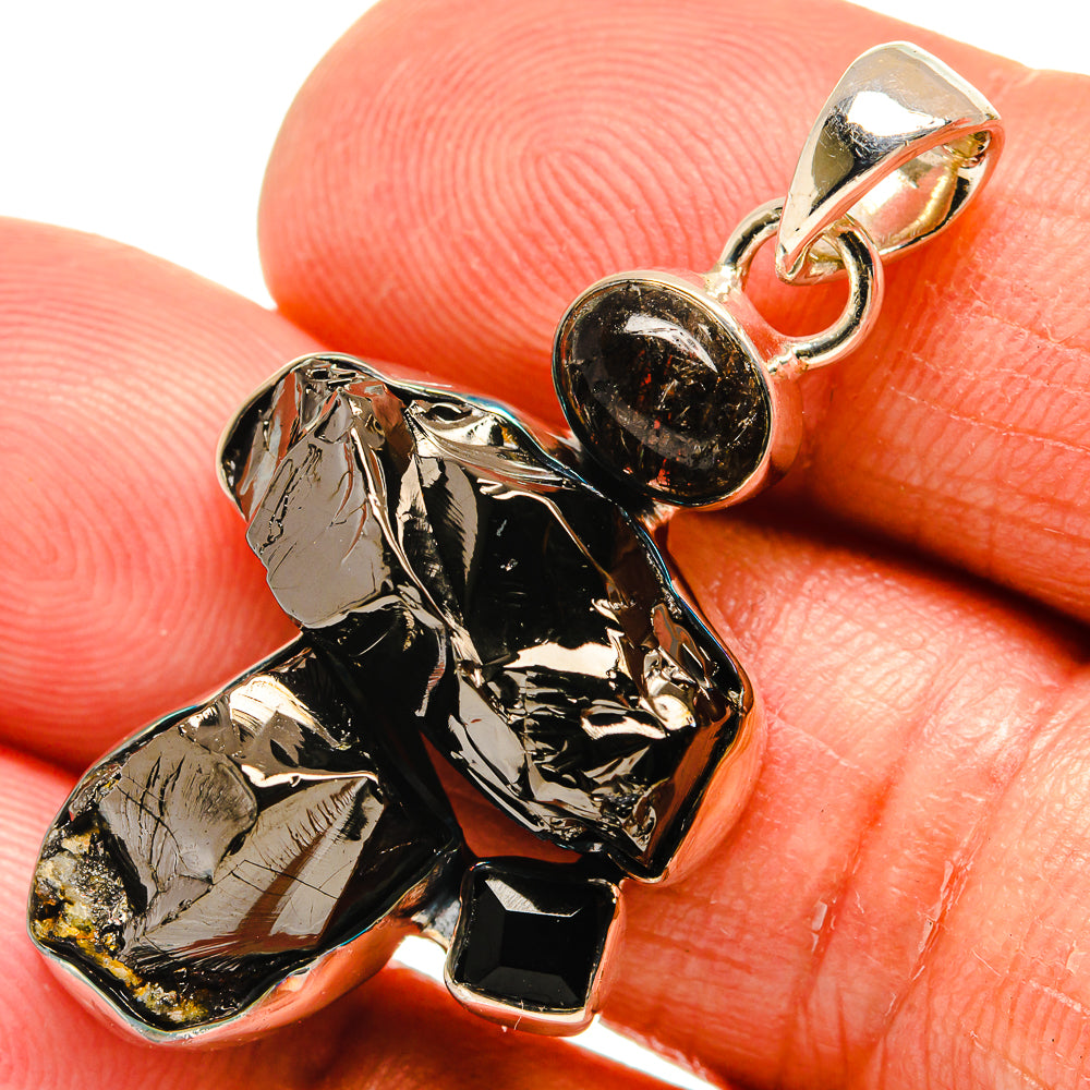 Shungite Pendants handcrafted by Ana Silver Co - PD24064