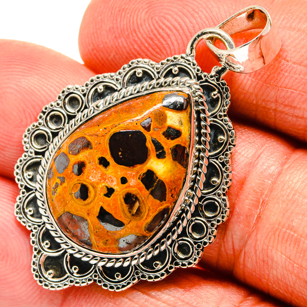Bauxite Pendants handcrafted by Ana Silver Co - PD24067