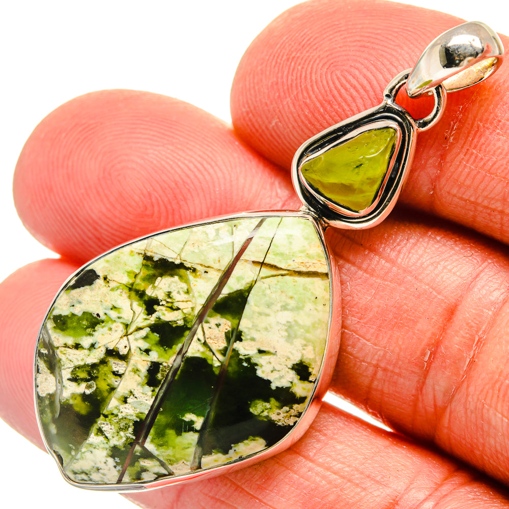 Rainforest Opal Pendants handcrafted by Ana Silver Co - PD24068