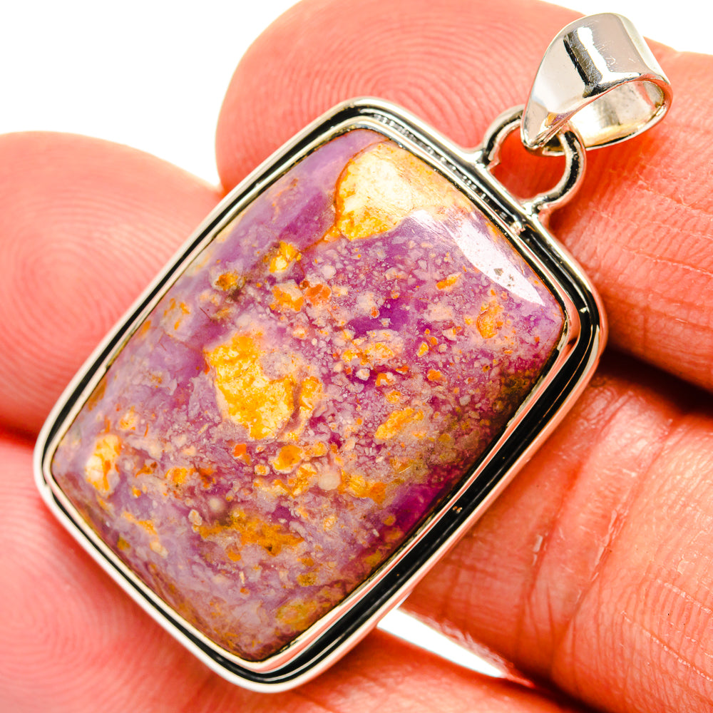 Phosphosiderite Pendants handcrafted by Ana Silver Co - PD24069