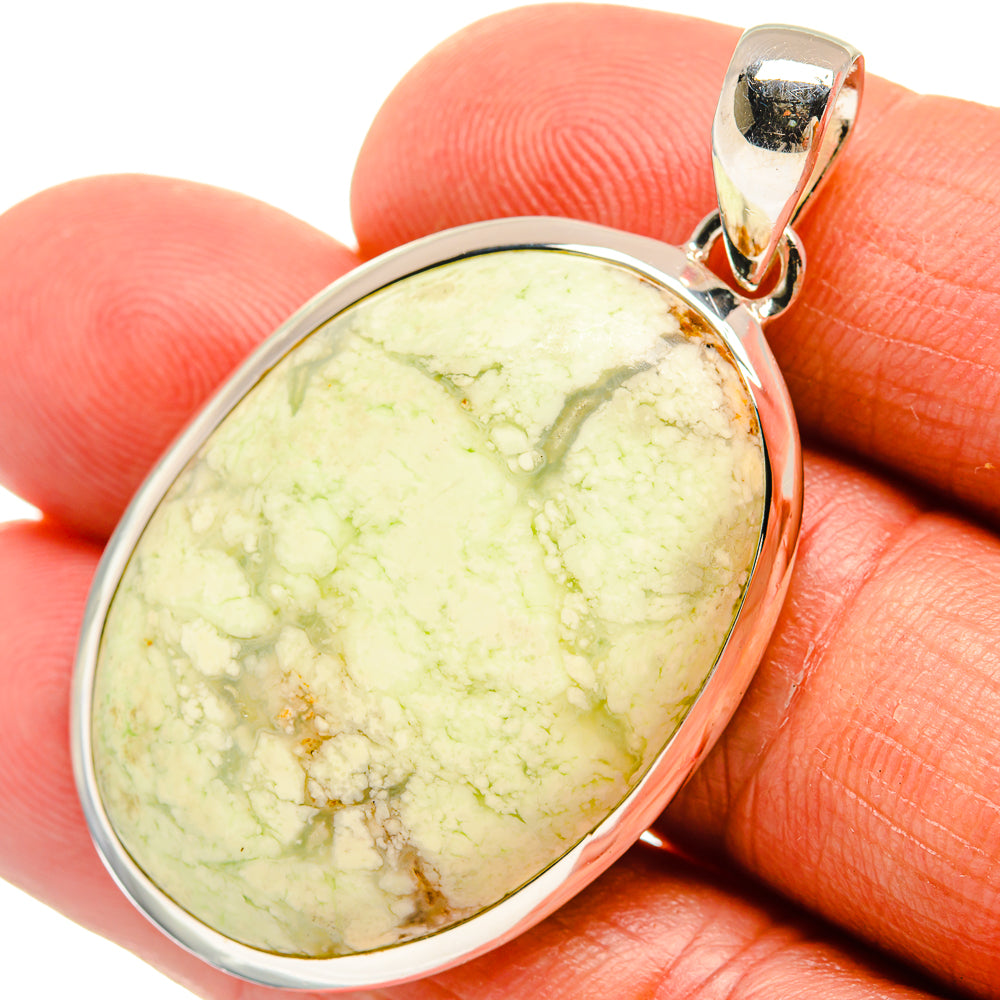 Lemon Chrysoprase Pendants handcrafted by Ana Silver Co - PD24080