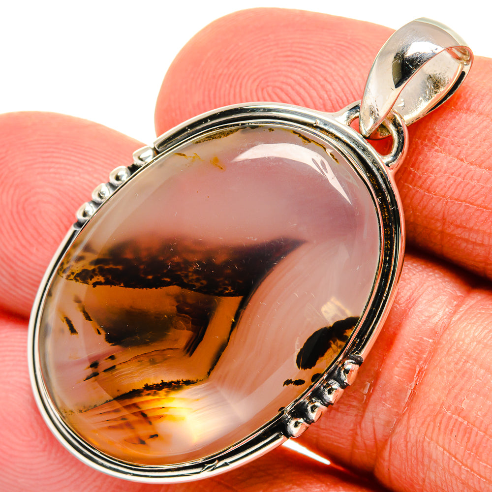 Montana Agate Pendants handcrafted by Ana Silver Co - PD24088
