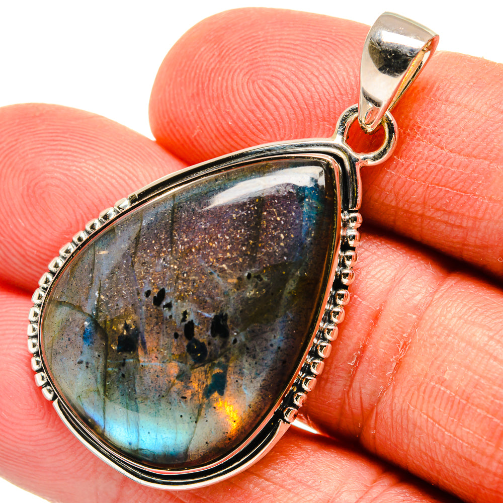 Labradorite Pendants handcrafted by Ana Silver Co - PD24093