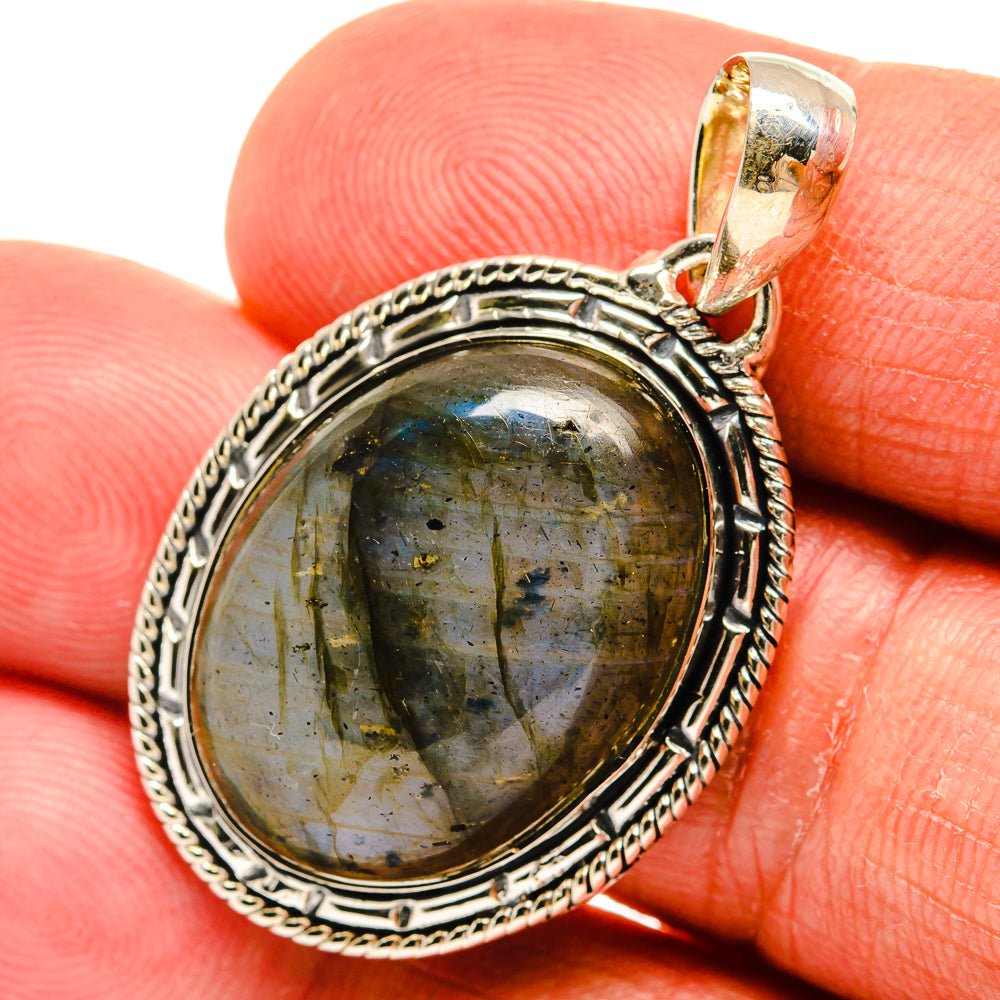 Labradorite Pendants handcrafted by Ana Silver Co - PD24094