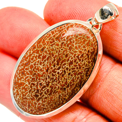 Dinosaur Bone Pendants handcrafted by Ana Silver Co - PD24103
