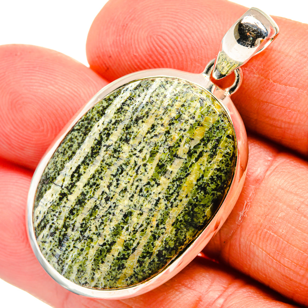 Lizard Jasper Pendants handcrafted by Ana Silver Co - PD24105