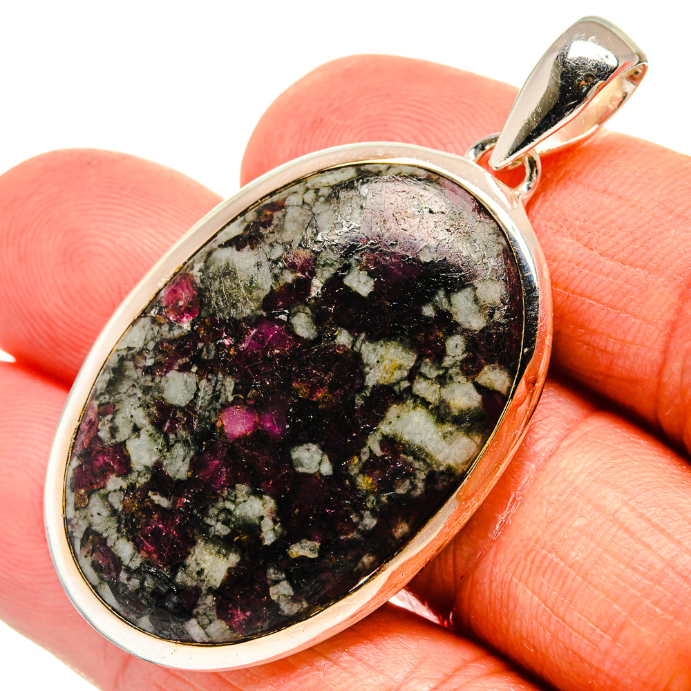 Russian Eudialyte Pendants handcrafted by Ana Silver Co - PD24108