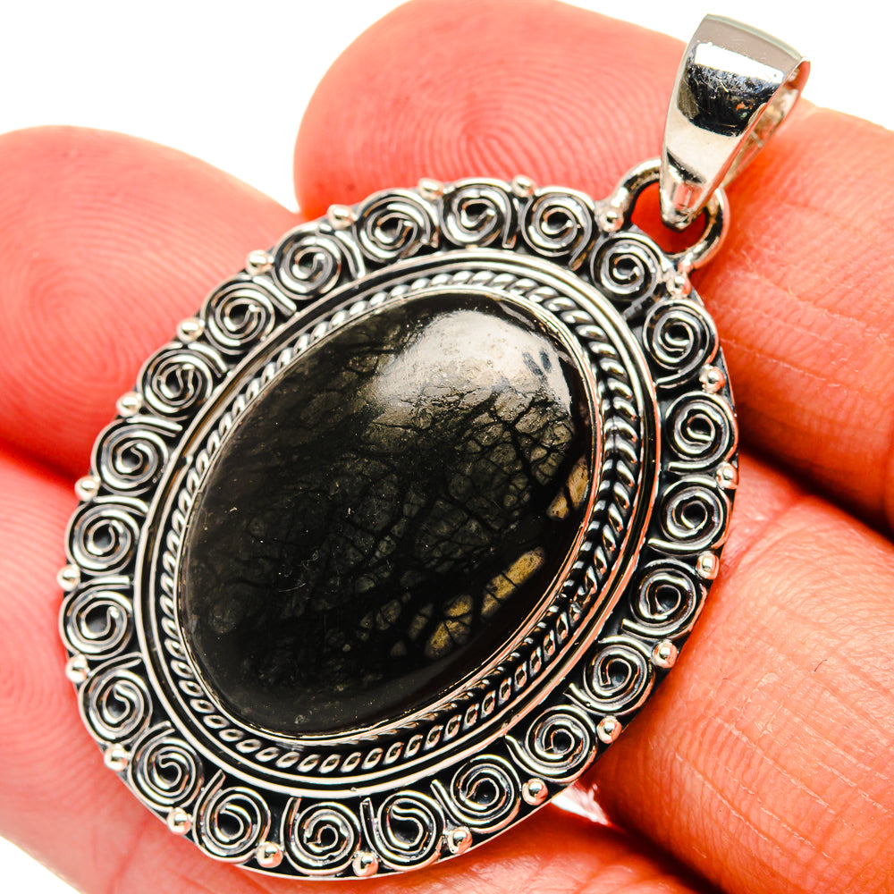 Picasso Jasper Pendants handcrafted by Ana Silver Co - PD24110