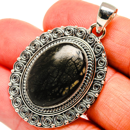 Picasso Jasper Pendants handcrafted by Ana Silver Co - PD24110