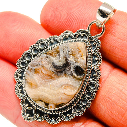 Desert Druzy Pendants handcrafted by Ana Silver Co - PD24112
