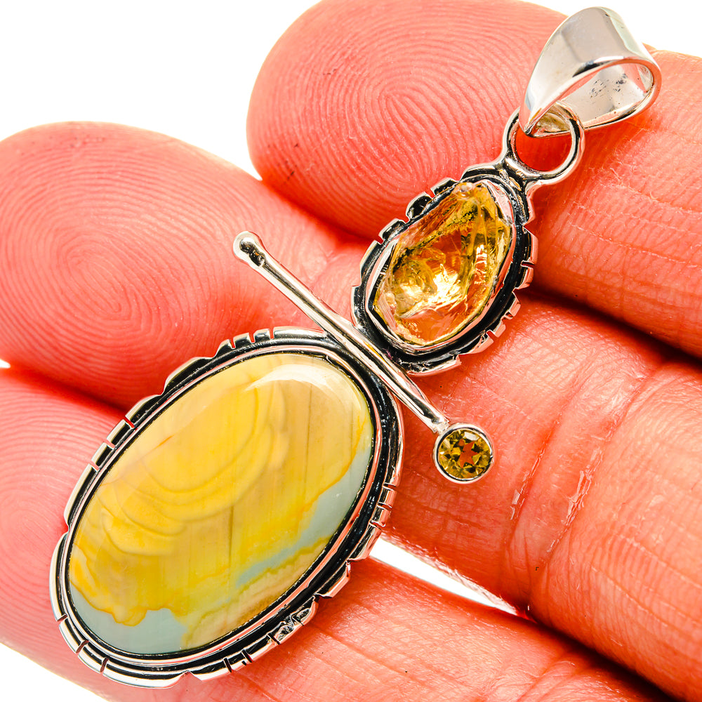 Willow Creek Jasper Pendants handcrafted by Ana Silver Co - PD24118
