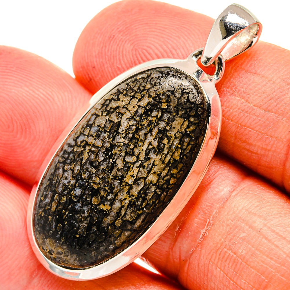 Dinosaur Bone Pendants handcrafted by Ana Silver Co - PD24122