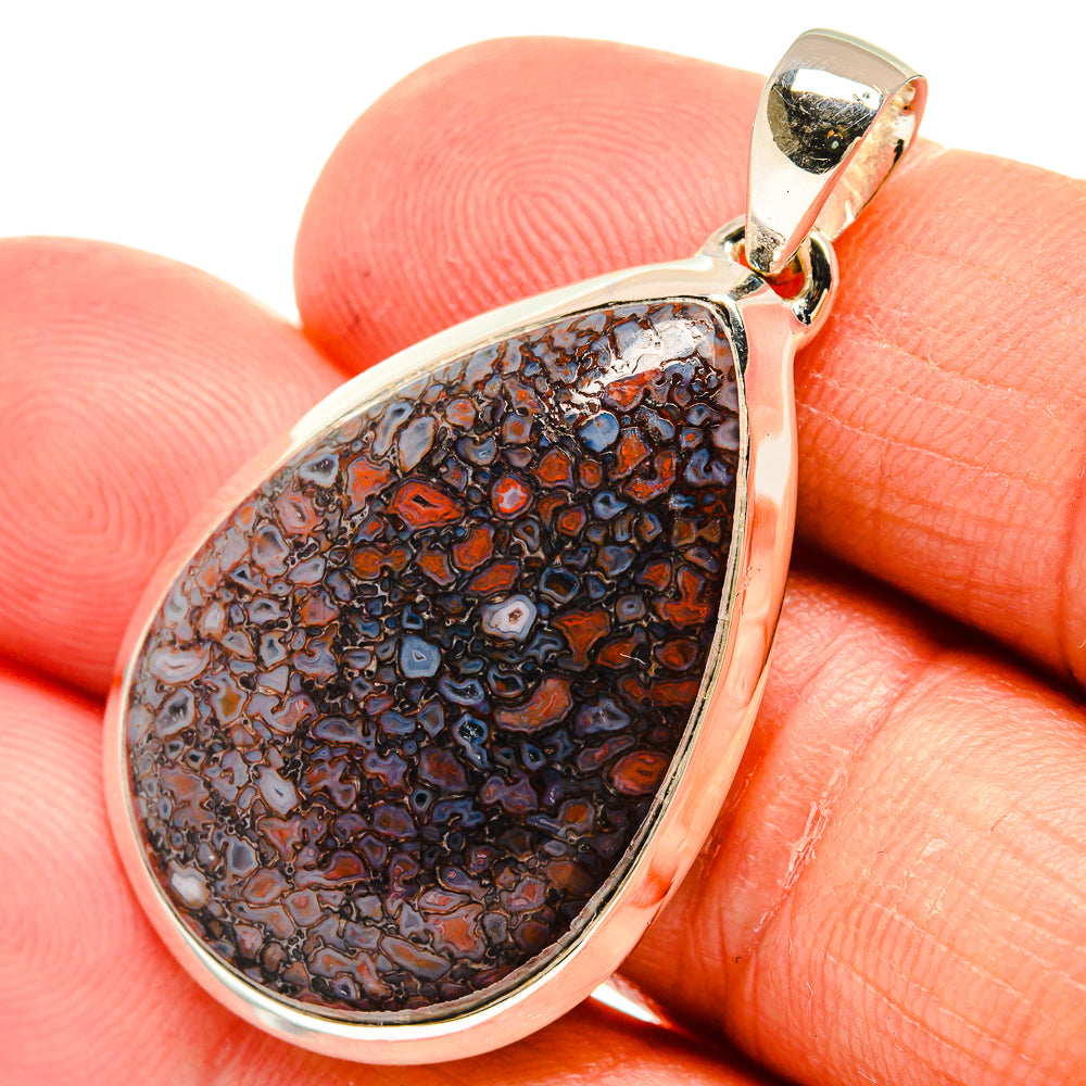 Dinosaur Bone Pendants handcrafted by Ana Silver Co - PD24124