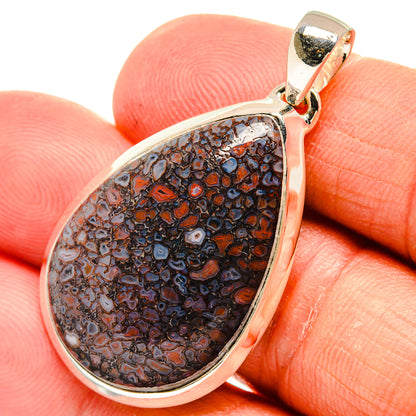 Dinosaur Bone Pendants handcrafted by Ana Silver Co - PD24124