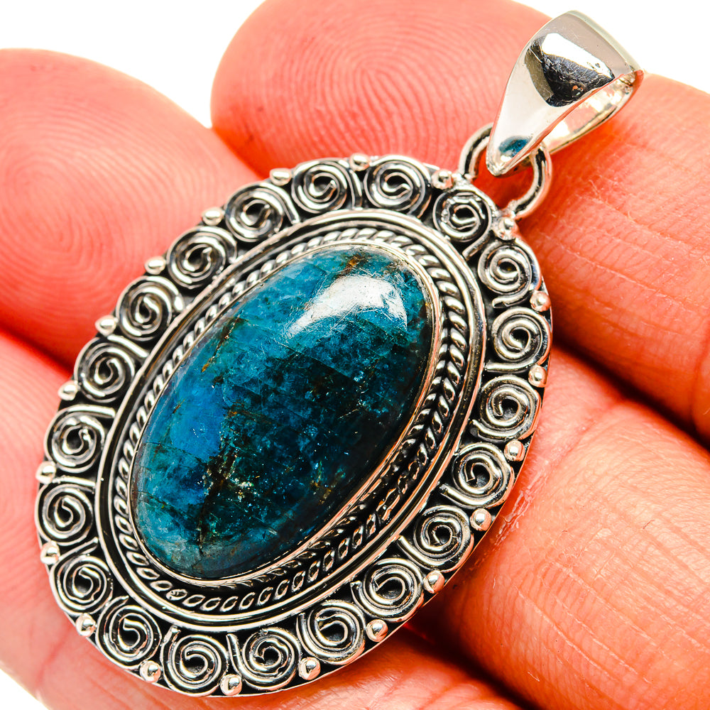 Apatite Pendants handcrafted by Ana Silver Co - PD24126