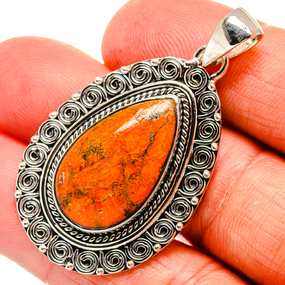 Sponge Coral Pendants handcrafted by Ana Silver Co - PD24129