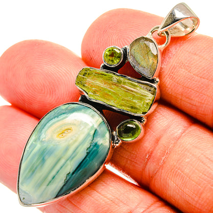 Ocean Jasper Pendants handcrafted by Ana Silver Co - PD24130