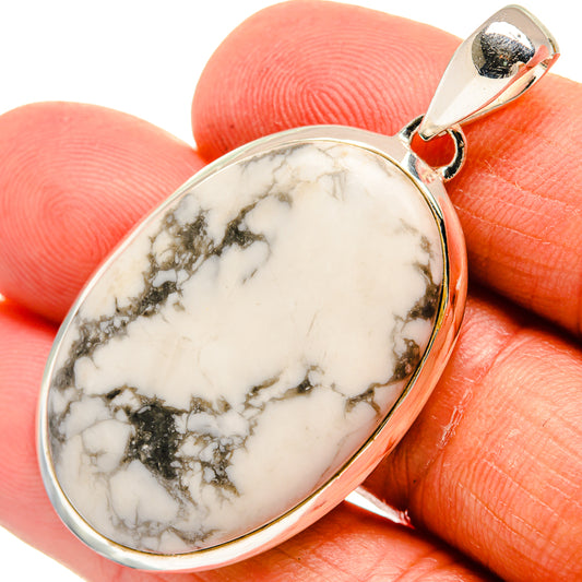 Howlite Pendants handcrafted by Ana Silver Co - PD24131