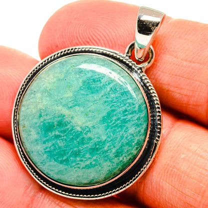 Amazonite Pendants handcrafted by Ana Silver Co - PD24137