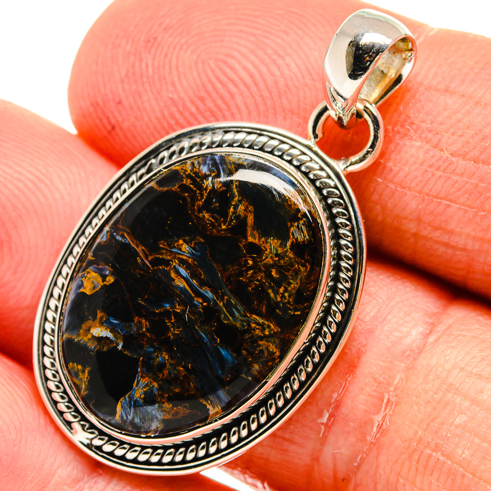 Pietersite Pendants handcrafted by Ana Silver Co - PD24142