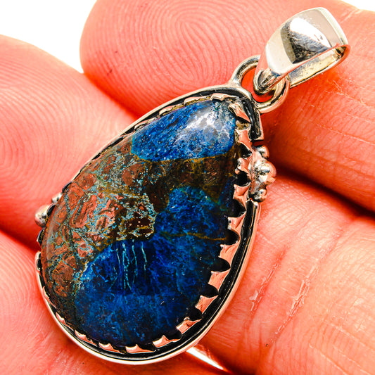 Azurite Pendants handcrafted by Ana Silver Co - PD24143