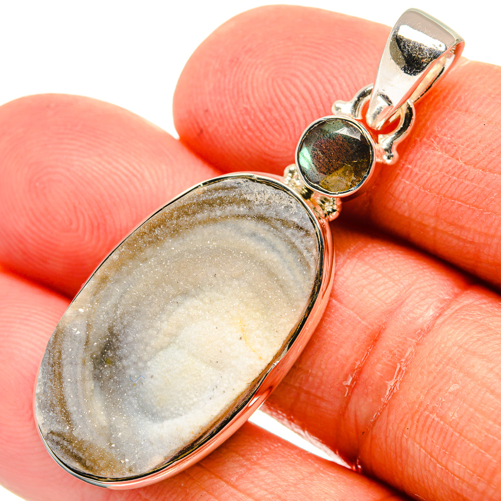 Desert Druzy Pendants handcrafted by Ana Silver Co - PD24149