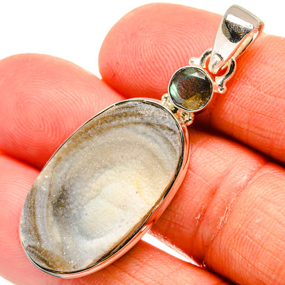 Desert Druzy Pendants handcrafted by Ana Silver Co - PD24149