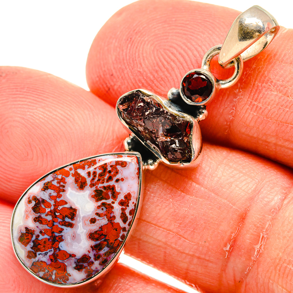 Ocean Jasper Pendants handcrafted by Ana Silver Co - PD24159