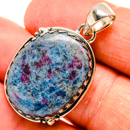 Ruby Fuchsite Pendants handcrafted by Ana Silver Co - PD24163