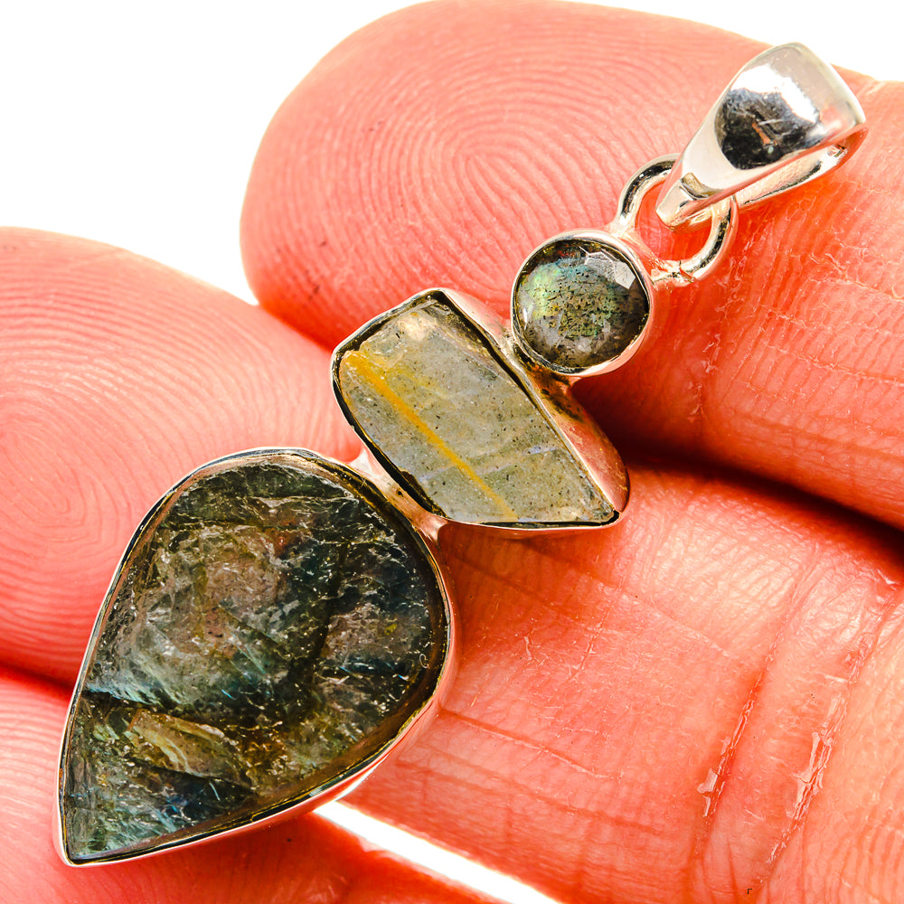 Labradorite Pendants handcrafted by Ana Silver Co - PD24168
