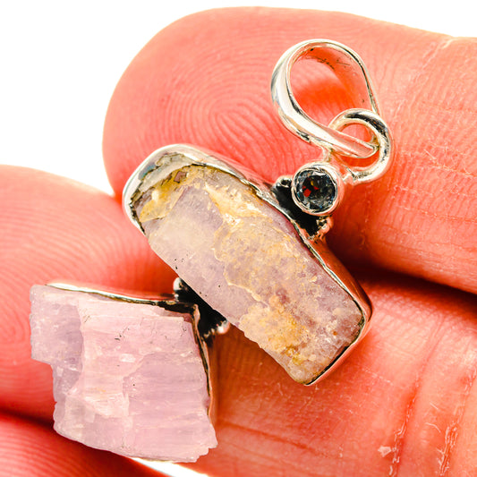 Kunzite Pendants handcrafted by Ana Silver Co - PD24177