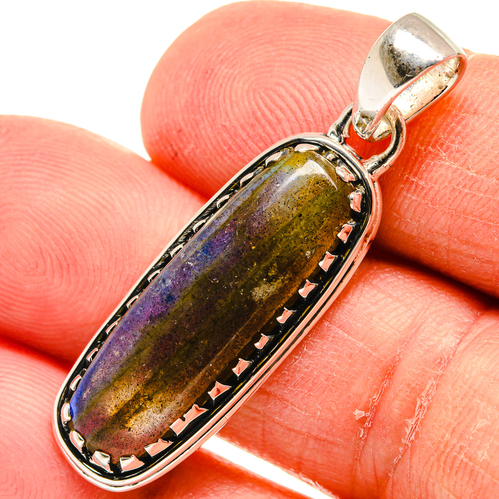 Labradorite Pendants handcrafted by Ana Silver Co - PD24186