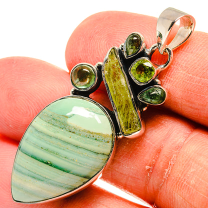 Ocean Jasper Pendants handcrafted by Ana Silver Co - PD24196