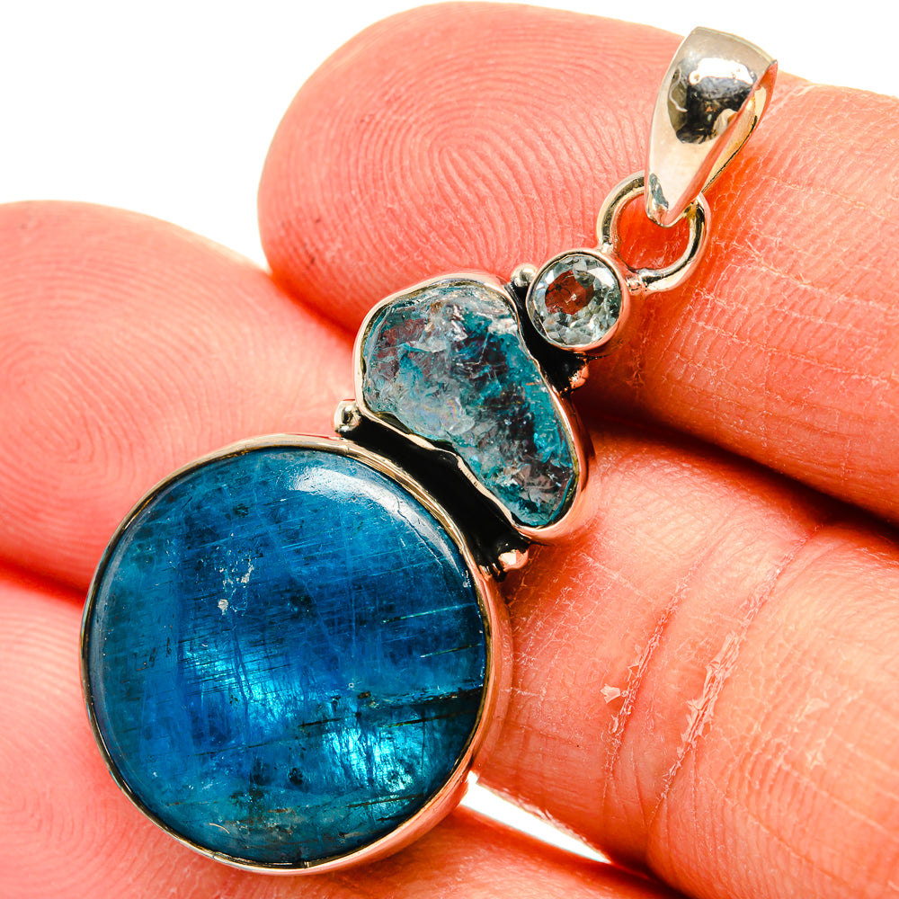 Apatite Pendants handcrafted by Ana Silver Co - PD24215
