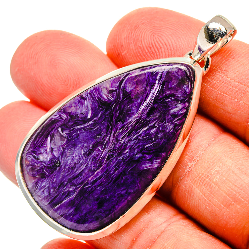 Charoite Pendants handcrafted by Ana Silver Co - PD24219