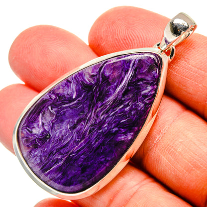 Charoite Pendants handcrafted by Ana Silver Co - PD24219