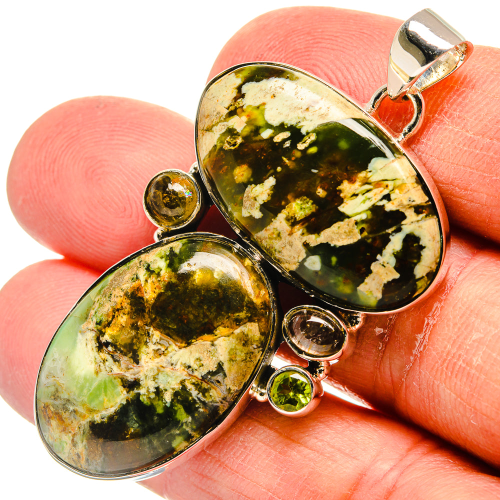 Rainforest Opal Pendants handcrafted by Ana Silver Co - PD24222