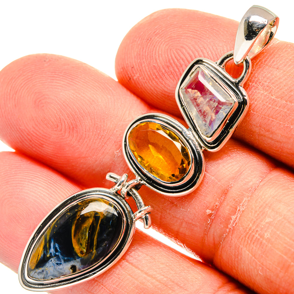 Pietersite Pendants handcrafted by Ana Silver Co - PD24235