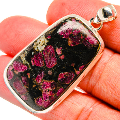 Russian Eudialyte Pendants handcrafted by Ana Silver Co - PD24239