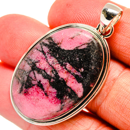 Rhodonite Pendants handcrafted by Ana Silver Co - PD24240