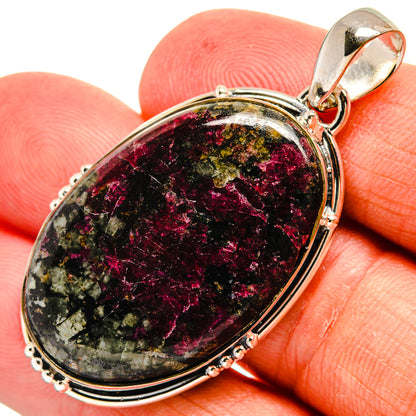 Russian Eudialyte Pendants handcrafted by Ana Silver Co - PD24251