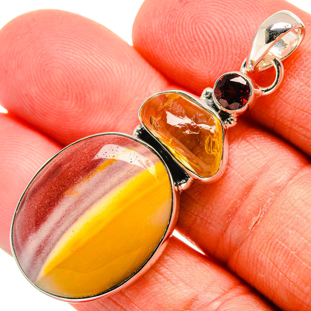 Mookaite Pendants handcrafted by Ana Silver Co - PD24257
